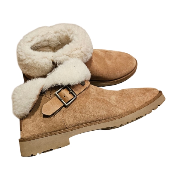 UGG Romley Short Buckle Ankle Boot sz 9 - Picture 3 of 11